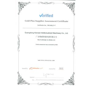 Guangdong Kenwei Intellectualized Machinery Co., Ltd. Certifications