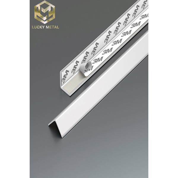 Right Angle L Shaped Aluminium Wall Protection And Decorative Edge Trim Profiles