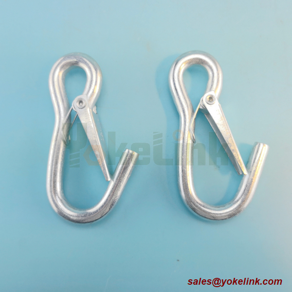10X100 Steel Zinc Plated Spring Snap Hook for sale