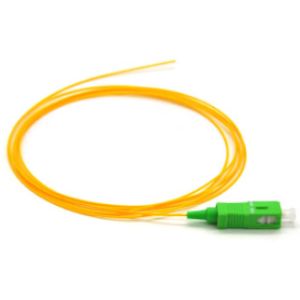 SC APC Optical Fiber Pigtail Single Mode 3 Meter Length