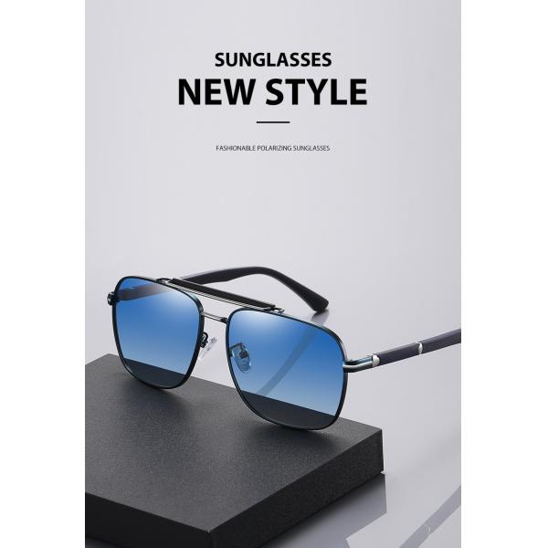 Custom Square Frame Metal Sunglasses Filters UV Polarized Lens 62mm Lens