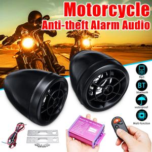 Quality Bluetooth 30M Motorcycle MP3 Player 20Hz-20KHz Waterproof Alarm Speakers for sale