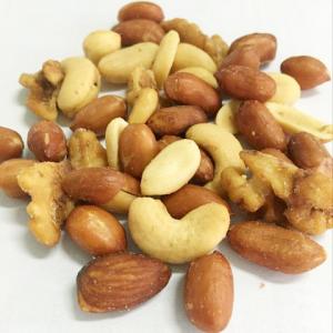 Quality Natural Healthy Non GMO Crispy Sea Salt Mixed Nuts Cashew Almonds Walnuts for sale