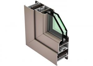 China Electrophoresis Aluminium Window Frame Profiles , Aluminum Window Frame Channel on sale