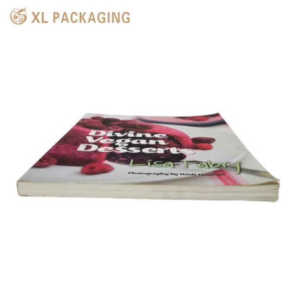 XL Packaging Custom Book Printing Wholesale Custom Book Printing Services Custom Print Food Magazine Printing Service Restaurant Menu Book