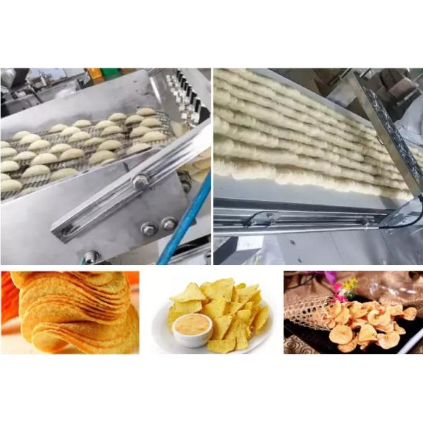 Stainless Steel Automatic Bakery Making Machine For Potato Chips 400 Kg/Hour