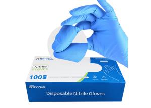Quality Anti Puncture Disposable Nitrile Gloves Chemical Resistance for sale