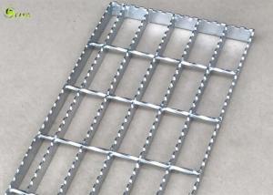 China Serrated I Bar Hot Dip Galvanized Steel Grid Walkway Grid Drain Trench Treads on sale