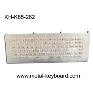 85 Keys Ruggedized Keyboard , Industrial Computer Metal Kiosk Keyboard