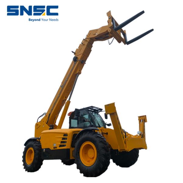 7Ton Articulating Telescopic Handler Forklift with Rotator and Diesel Power Source