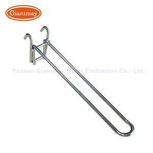 China Metal White Perforate Panel Gridwall Euro Hooks Wire Rack Display Hook on sale