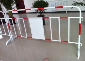 Quality Wide 2500m Metal Crowd Control Barriers Retractable Pedestrian Barriers for sale