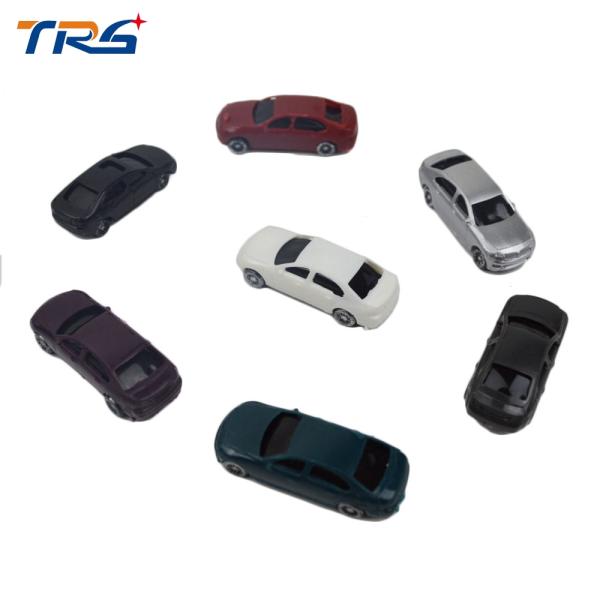 1:150 scale ABS plastic 3x1x0.9cm model colorful car for model building material or toys