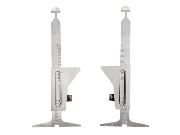 Stainless Steel Universal Welding Gauge , HI LO Single Purpose Welding Gauge