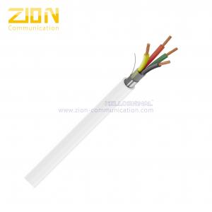 Quality Security Burglar Alarm 4 Cores Stranded Conductor Shielded Control Speaker Cable for sale