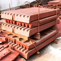 high manganese casting jaw plate Jaw Crusher spare parts Mn18 Mn13 High-quality low price china manufacturer coal mining