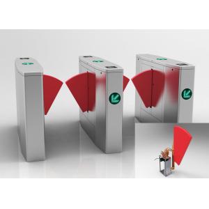 Quality Stainless Steel Flap Gate Barrier RFID Access Control With For Gym for sale