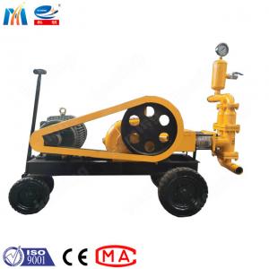 China Lightweight Cement Grout Injection Pump Single Cylinder With Customized Wheels on sale