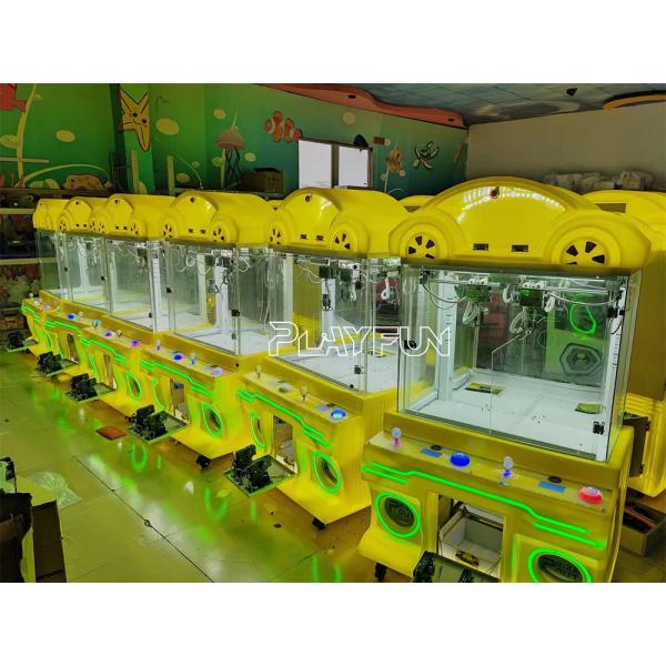 PlayFun Cheap Amusement Park Coin Operated Game Small Toy Mini Claw Clip Clamp Prize Gift Vending Arcade Machine