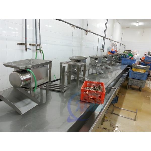 0.12KW Stable Shrimp Cutting Machine Multi Function 510x400x300mm