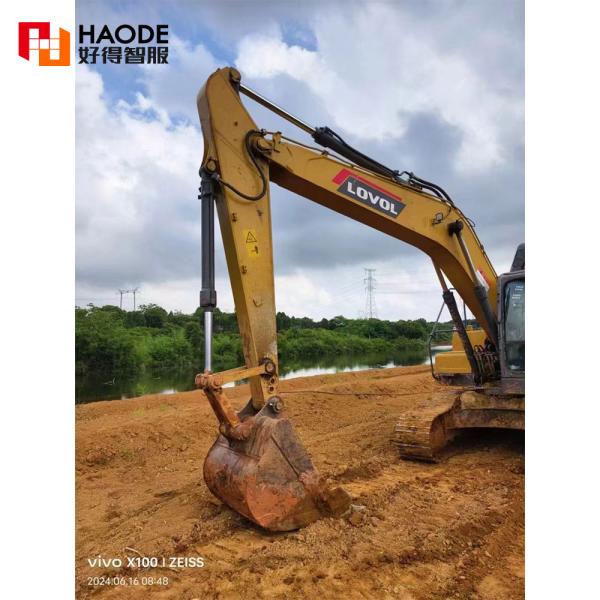 Good Condition 13-30 Ton Used Lovol Crawler Excavator FR205E2-H With 5.8 M Boom Length