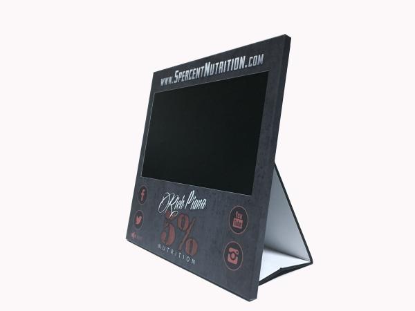 custom print video shelf talker with 7 inch HD screen,LCD video shelf talker