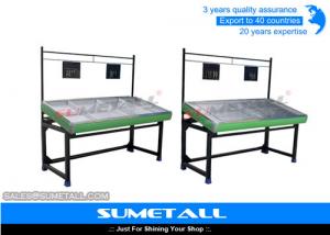 Quality Shop Display Shelving Units Fruit And Veg Display Stands Corrosion Protection for sale