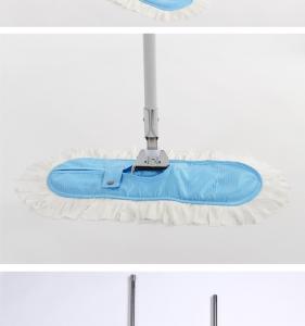 China High Water Absorption ESD antistatic Cleanroom Microfiber Mop For workshop on sale