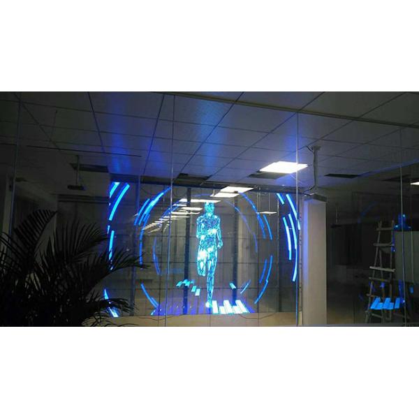 High Brightness P3.91 Transparent LED Panel / LED Display Screen Wall Waterproof IP42