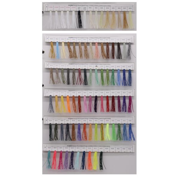 80 Colors 0.8mm Leather Sewing Wax Thread Plastic Cone Material for Handmade Crafting