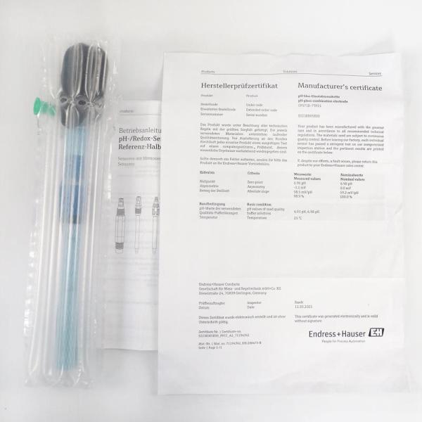 12CM Ceragel CPS71D 7TB21 Endress Hauser Instruments Digital PH Sensor