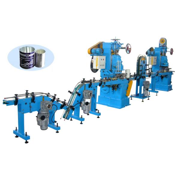 153mm Round CanChemical Can Making Machine Multifunctional CE Certified