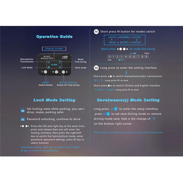 Speed Booster Car Throttle Controller Sport Mode Plug And Play