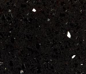 Quality Crystal Black Quartz Slabs yq1805 For Quartz Countertops/Benchtops/VanityTops for sale