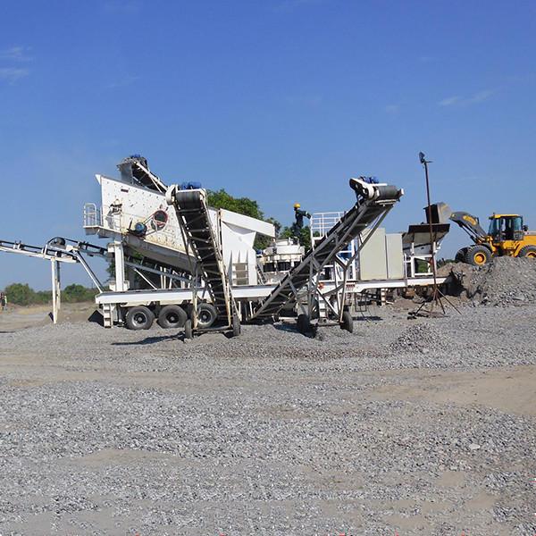 Buy AC Motor Mobile Jaw Crusher , Rock Crushing Machine 100-120t/h For Stone Crusher Plant at wholesale prices