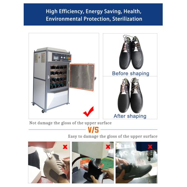 Fully Automatic Shoe Heat Setting Machine Intelligent Shoe Steaming Machine For Upper