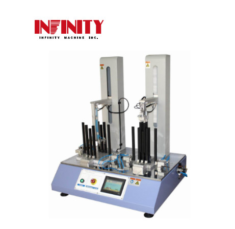 Blue 2-Station Drop Weight Tester For Desktop 5 ~ 25 Cycles / Min