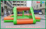 Giant Inflatable Football Colorful Soccer Goal Inflatable Obstacle Course