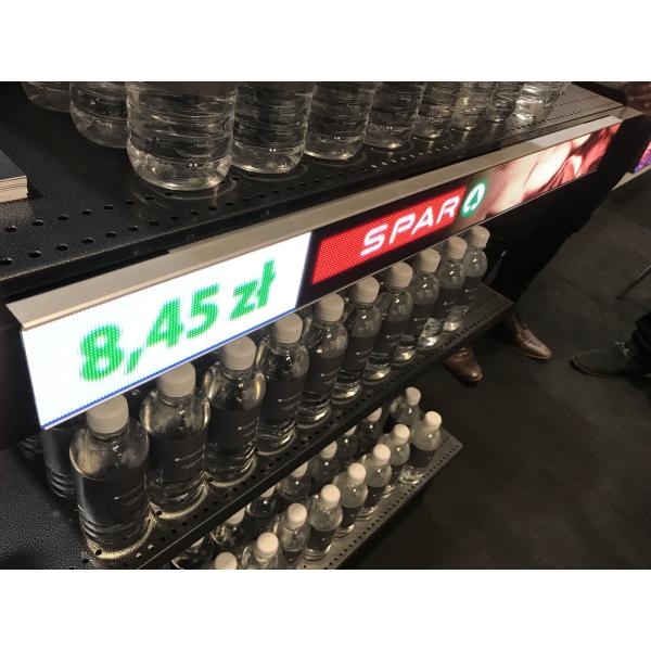 China Shenzhen HD COB 3in1 P1.25 Smart HD COB Shelf LED Display Screen SignageSmart shelf signage for supermarket