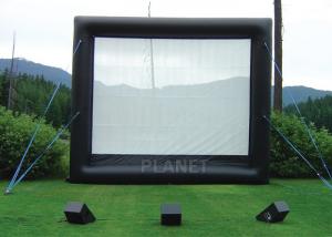 China Safety Inflatable Movie Screen Rental  / Inflatable TV Screen Reinforced Oxford Cloth on sale