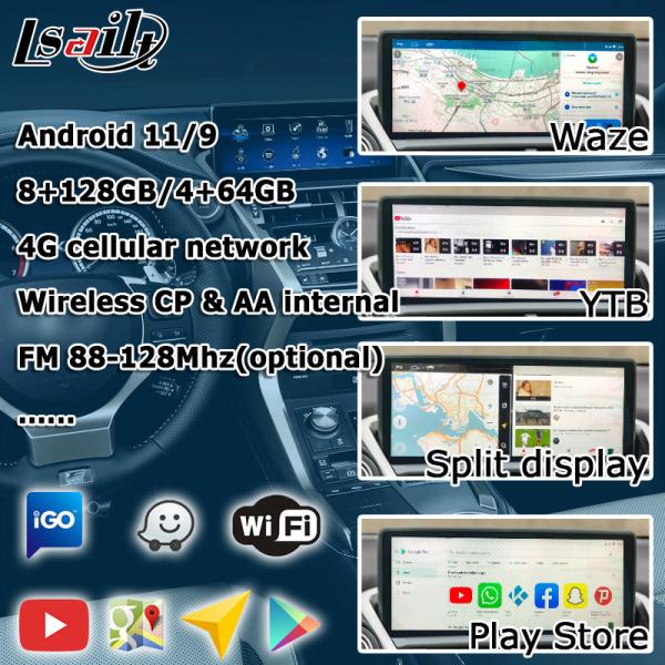 NX300 NX300h Lexus Android big Screen 10.25 Inches Android Carplay upgrade