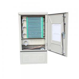 China FTTH Floor Standing Cabinet SM / MM Fiber Optic Wall Box External on sale