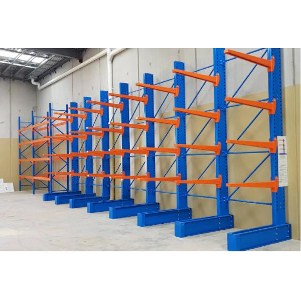 C01:Double Side Heavy Duty Cantilever Racking System Long Arm Structure for Lumber Wood Storage