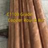 OFHC C10100 Copper Solid Bar Rod Oxygen Free High Conductivity OD25mm Alloy C10100 for sale