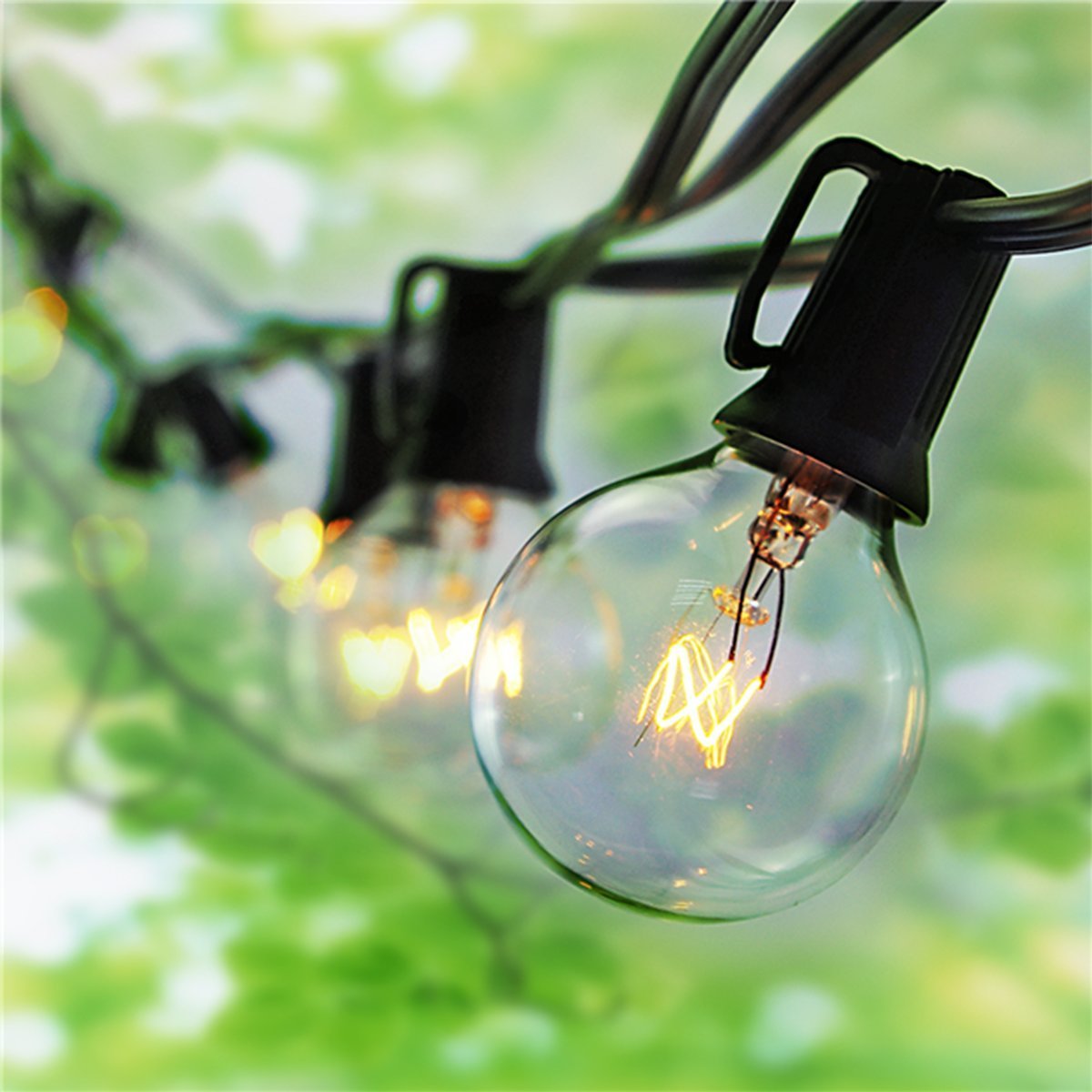 220v Outdoor Lighting Festoon Globe Lamp Garland B22 E27 Socket String Light