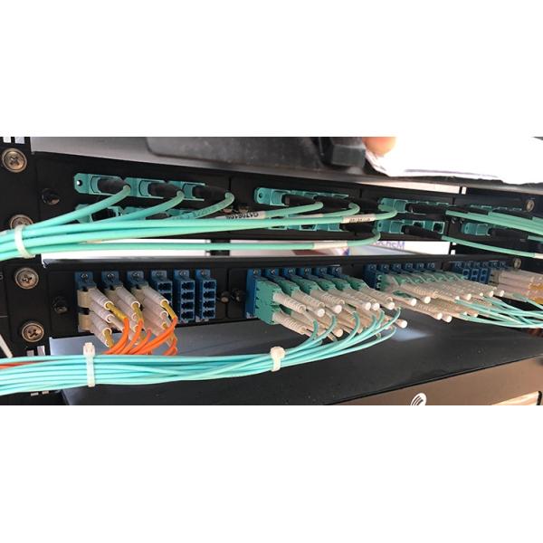 Multimode Lc Lc Connector Om4 Fiber Optic Patch Cord 50/125 Duplex Jumper Lszh Jacket 1m