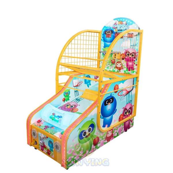 Game Arcade Machine Children Kiddie Rides Basketball Game Machine Coin Operated Basketball Shooting Game