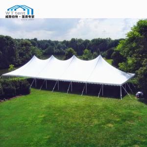 Conjoined White Custom Made Tents UV Resistance Without Sidewalls