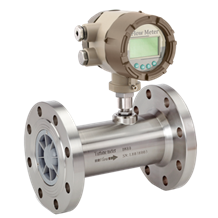 Stainless Steel Material Turbine Type Flow Meter High Accuracy For Petroleum Gas