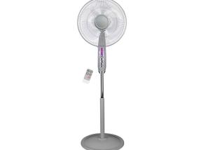 Quality Adjustable Height Electric Floor Standing Fan 16&quot; 45W 180 Degree Oscillation 220V AC for sale
